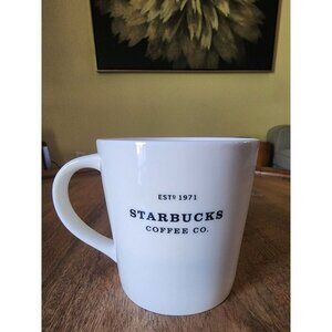 2010 Starbucks New Bone China Est 1971 Coffee Cup Tea Mug | 16oz